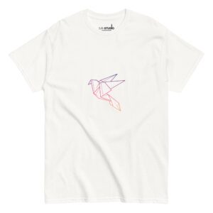 Origami Bird | Premium Printed T-Shirt