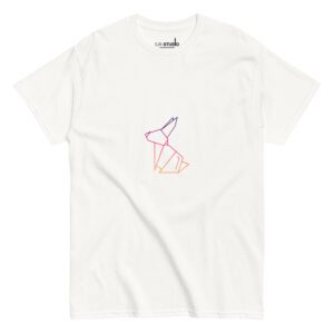 Origami Bunny | Premium Printed T-Shirt