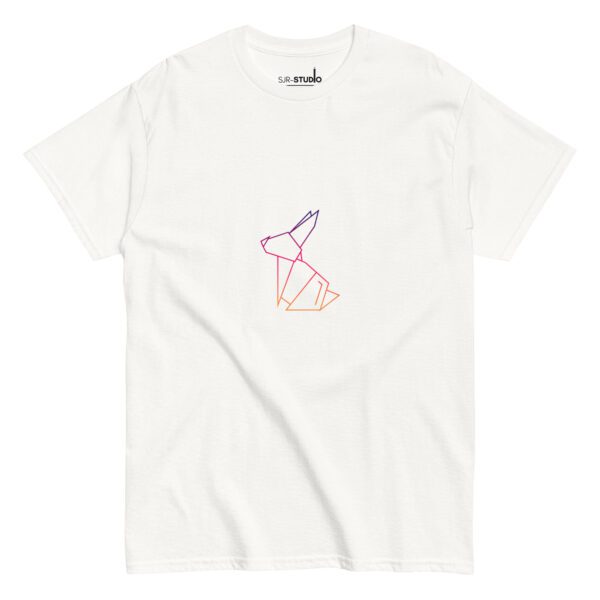 Origami Bunny | Premium Printed T-Shirt