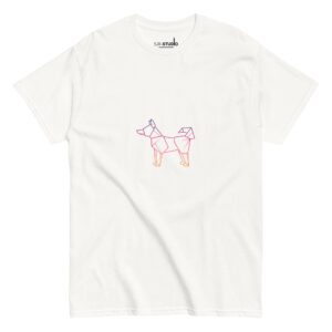 Origami Dog | Premium Printed T-Shirt