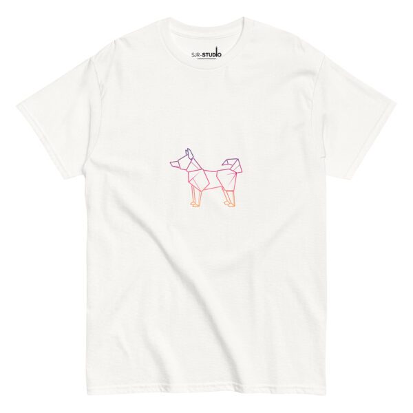 Origami Dog | Premium Printed T-Shirt