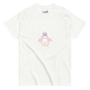 Origami Penguin | Premium Printed T-Shirt