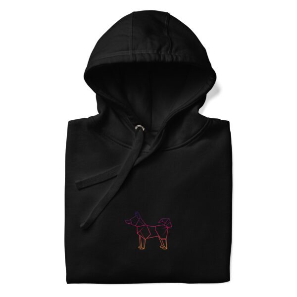 Origami Dog | Premium Printed Hoodie