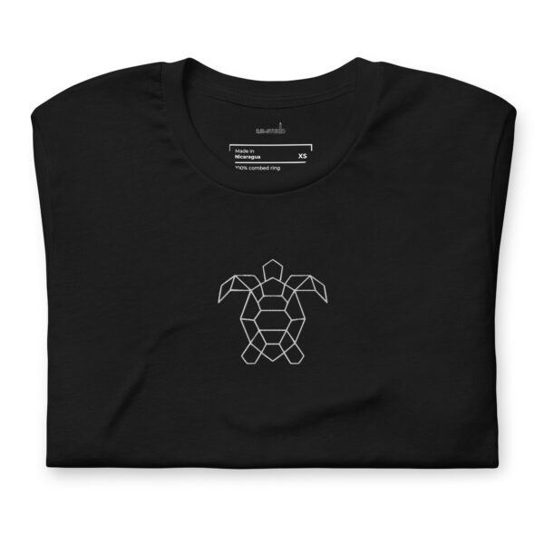 Origami Turtle | Premium Embroidered T-Shirt