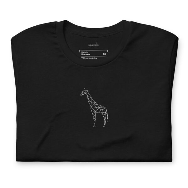 Origami Giraffe | Premium Embroidered T-Shirt