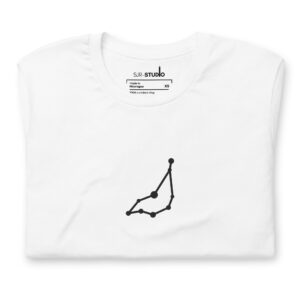 Capricorn | Zodiac Constellation Series | Premium Embroidered T-Shirt