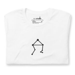 Libra | Zodiac Constellation Series | Premium Embroidered T-Shirt