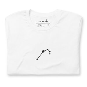 Aries | Zodiac Constellation Series | Premium Embroidered T-Shirt